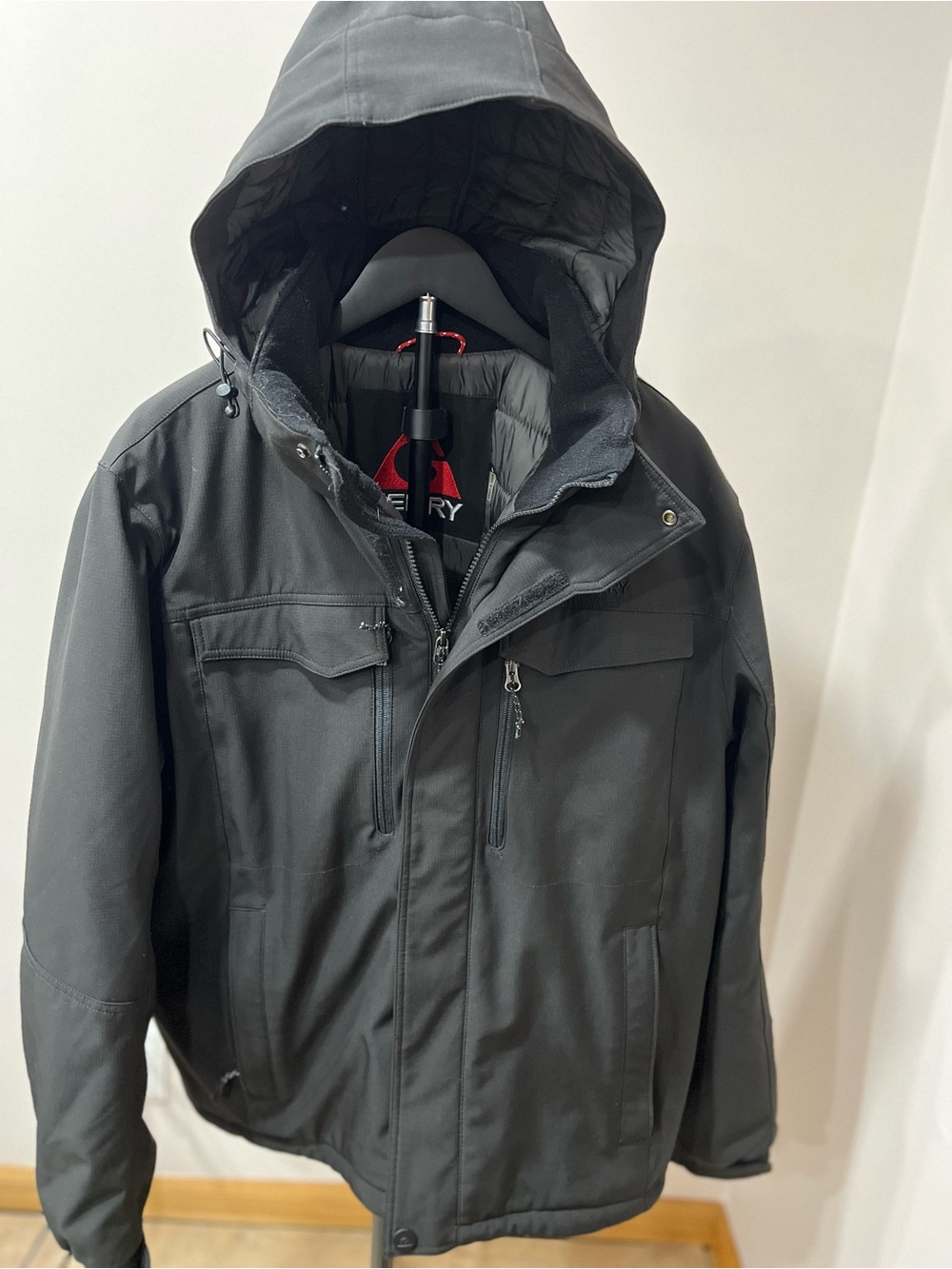 Gerry Weber Black Men's Hooded Performance Jacket